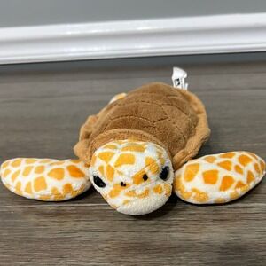Wildlife Artists Sea Turtle 7" Plush Orange Brown‎ Spotted Stuffed Toy